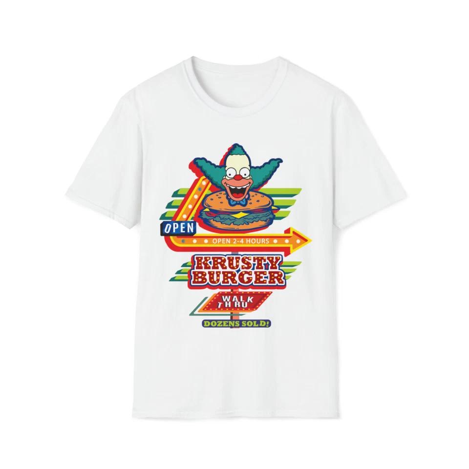 Krusty Burgers Restaurant Sign T-Shirt XL
