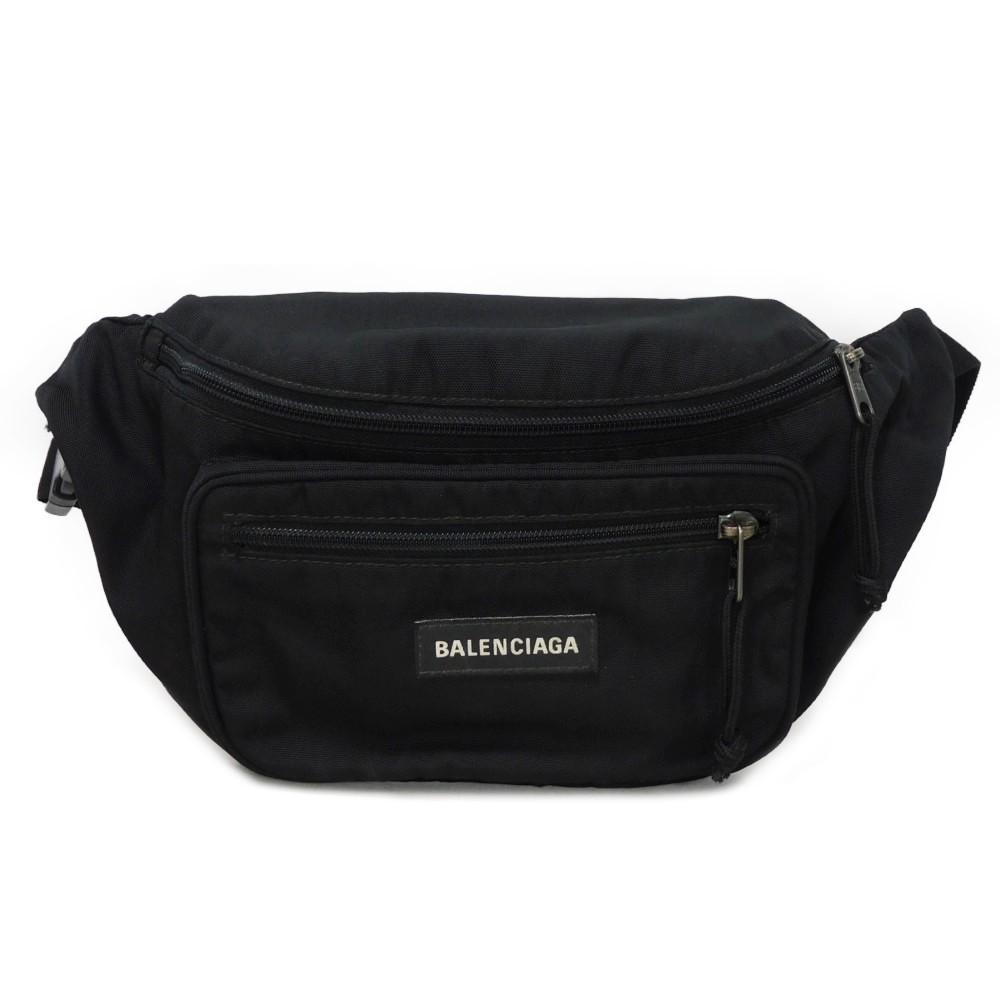 Used Explorer Belt Bag 11221 482389 2AA2C 1000 7929 Waist Pouch New Logo 13848 Black Men's from Japan AUTHENTIC