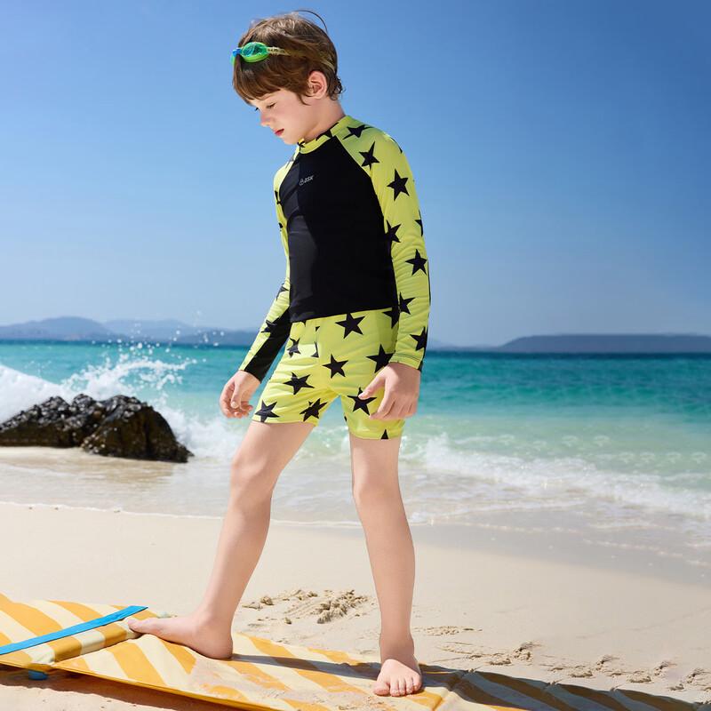 ASK JUNIOR Boys' Two-Piece Long Sleeve Swimsuit
