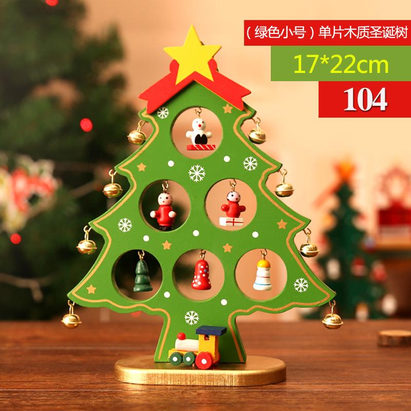 Mini Christmas Tree DIY Material Pack Small Tabletop Ornaments New Christmas Children's Gifts