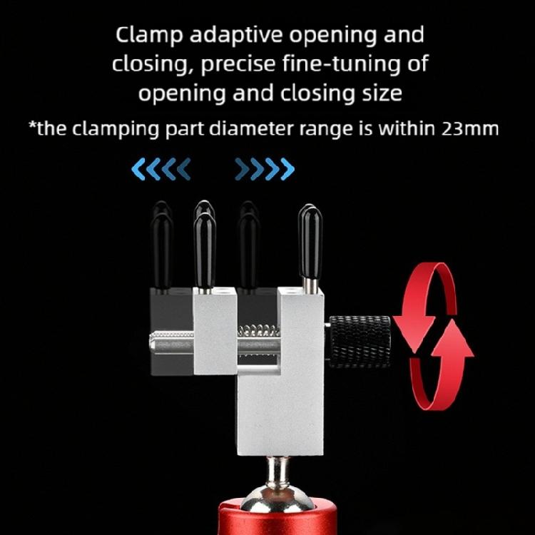 All Angle Positioning Aluminum Clamps Tool Not Slip Rubber Pad Crafting Vise Optimized for Detailed Painting Tasks