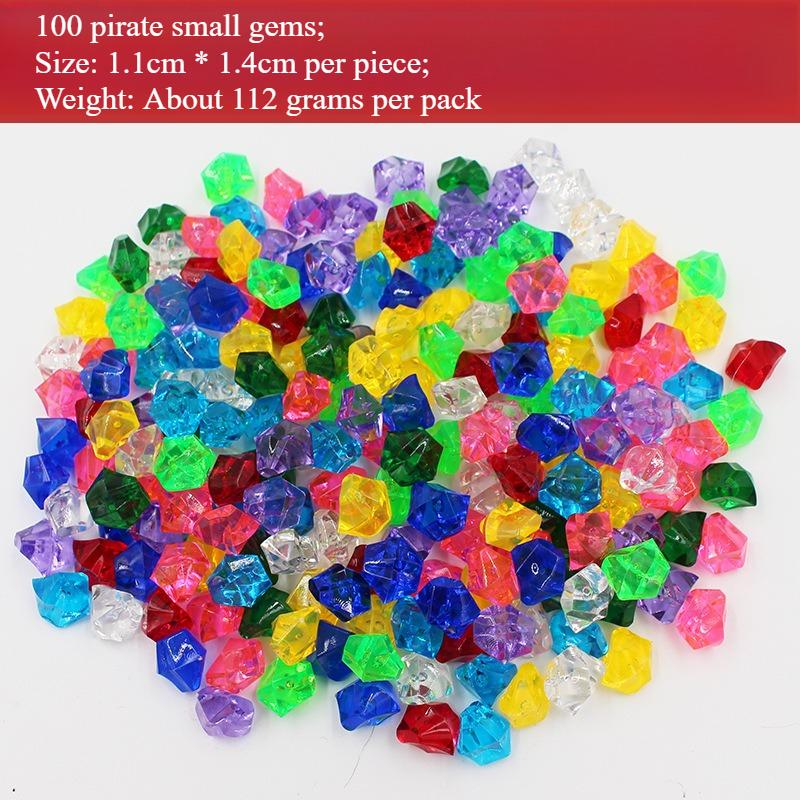 20/100pcs Plastic Skull Pirate Gold Coins Fake Treasure Game Coins for Halloween Birthday Party Decorations Kids Favors Supplies