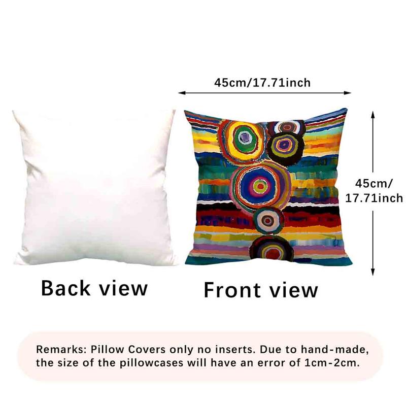 Retro Flower Ink Painting Cushion Cover Polyester Pillowcase Sofa Cushions Decorative Throw Pillows Home Decoration Pillowcover