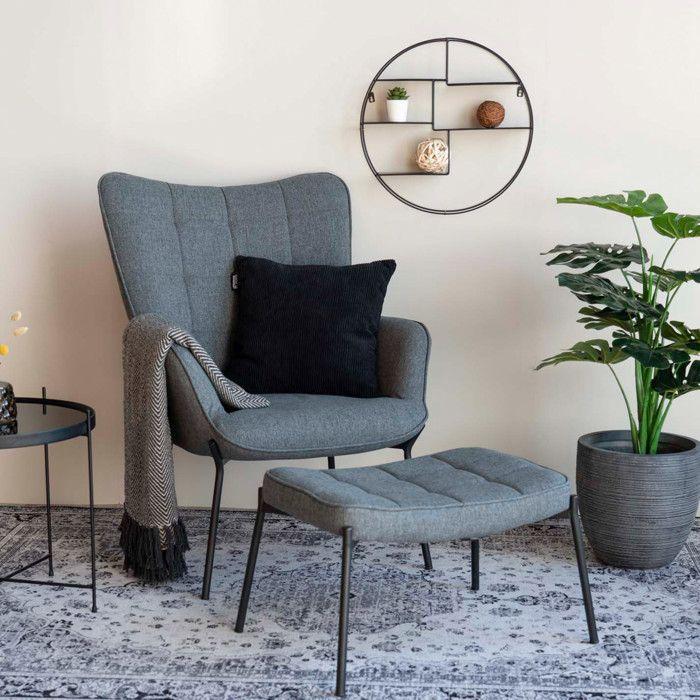 House Nordic Étagère Sophie Acier Noir 444254