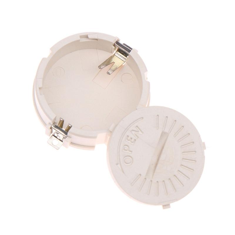 CR2450 Battery Holder With Cover Coin Button Battery Holder Container Case For Secure Battery Installation