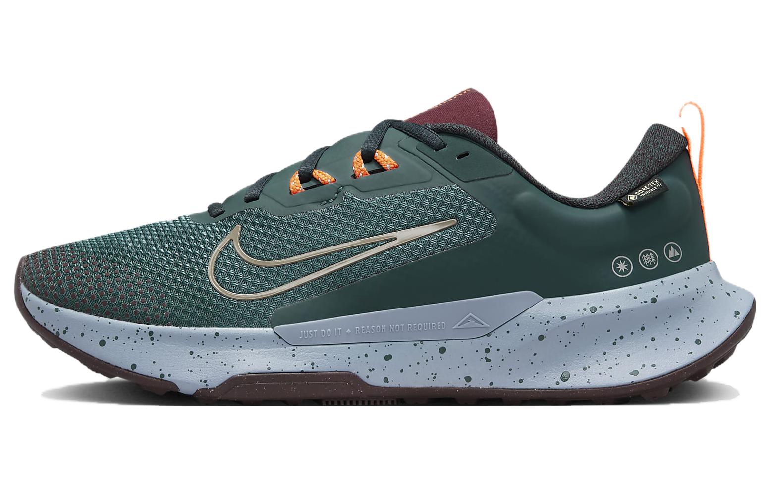 

Nike Juniper Trail 2 Gore Tex Deep Jungle Night Maroon Safety Orange Khaki FB2067-300 40.5