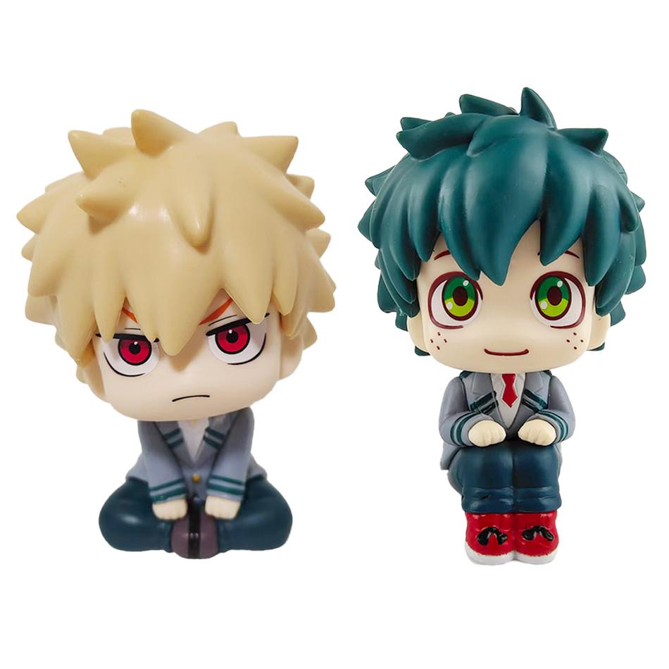 10cm Boku no Hero Academia Anime Figure Midoriya Izuku Action Figure Bakugo Katsuki/Todoroki So Figurine PVC Collection Toys