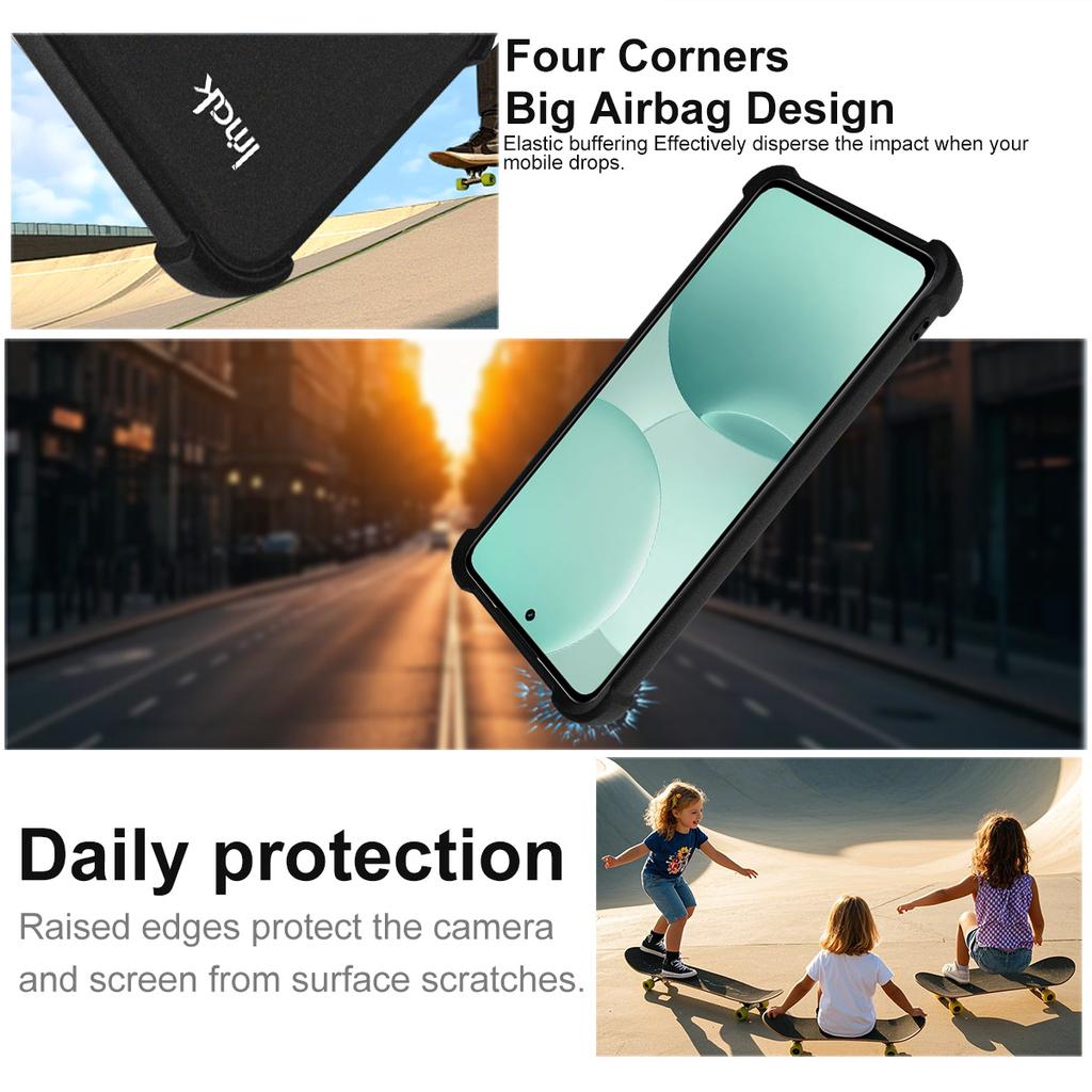 For Realme P4x 5G Phone Case IMAK Shock-resistant Soft Case