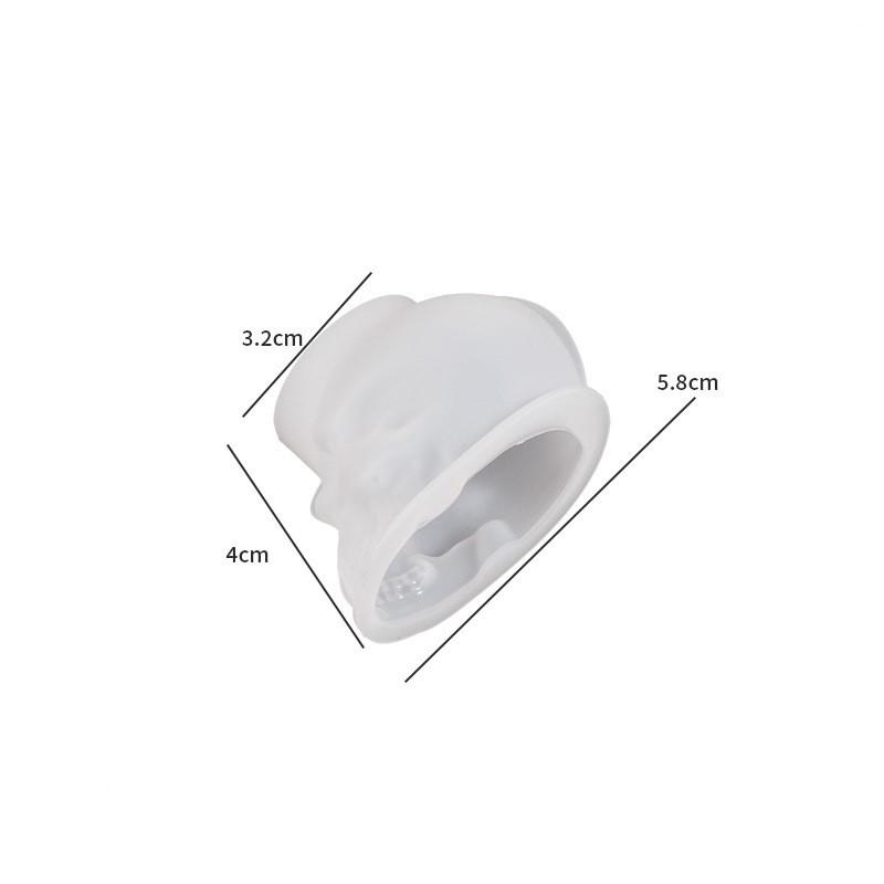 Skull Silicone Mold DIY Halloween Home Decoration 3D Skeleton Head Epoxy Resin Candle Halloween Handicraft Handmade 2025 New