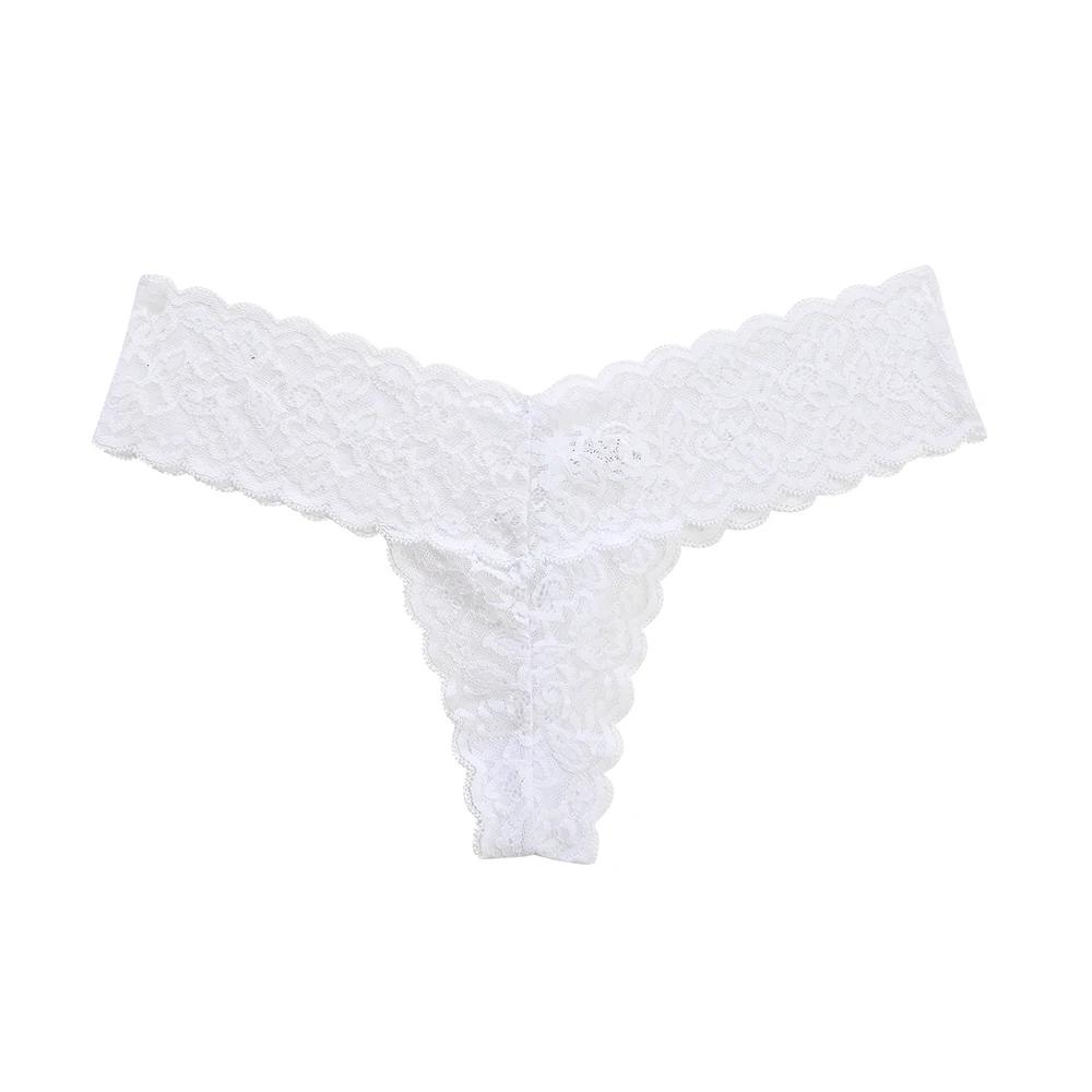 Lace Thong Women Lace Low Waist Panties Sexy Transparent Underwear Ladies Briefs Lingere Panty Underware Womens Lingerie