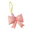 Elegant Multipurpose Bowknot Tie Keychain Charm Sturdy Farbic Fashion Accessory for Women's Bags and Purses Daily Use