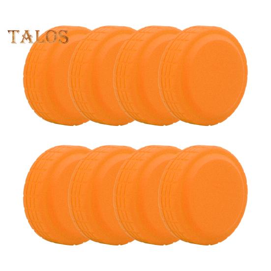 8Pcs Silicone Luggage Wheel Silent Covers Soft Flexible Wear Resistant Noise Reducing Suitcase Wheel Protector