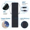 Pannello Solare 50W/100W Monocristallino Flessibile Kit Pannello Solare Sistema Caricabatterie