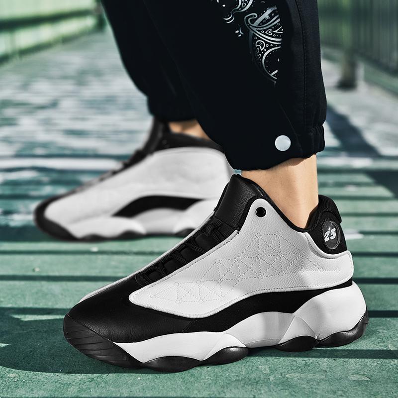 Basketbalové boty Velká velikost Pánská módní obuv Běžecká obuv Tenisky Basketbal Chůze Běhání Obuv Protiskluzová Odolná proti opotřebení