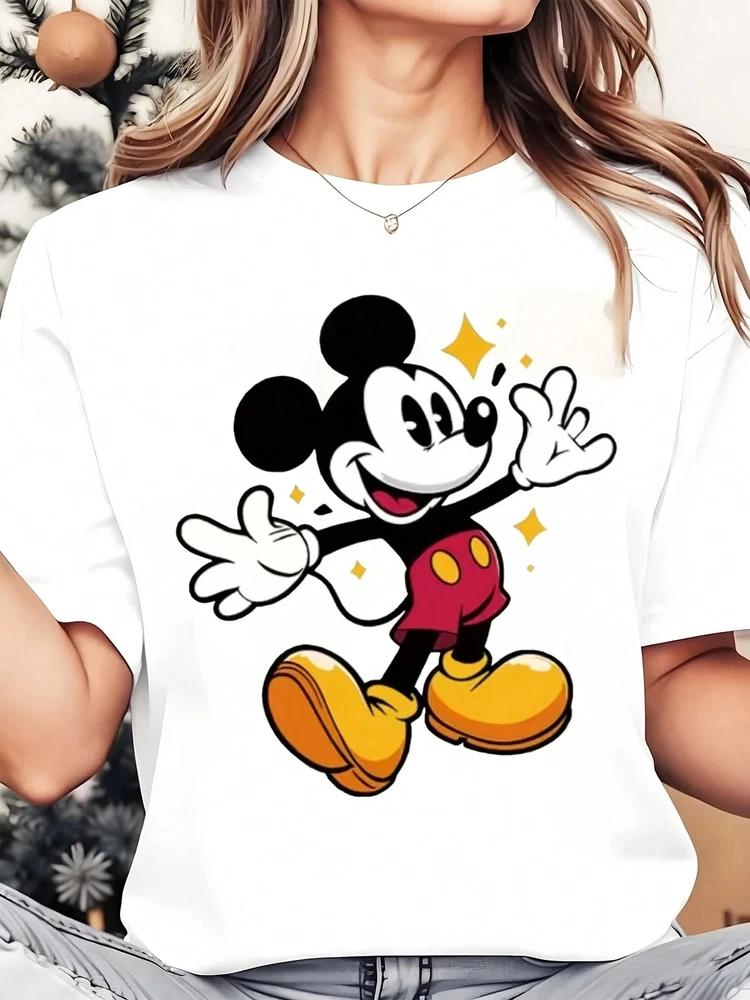 TShirt Mickey And Minnie Character Unisex 4 S