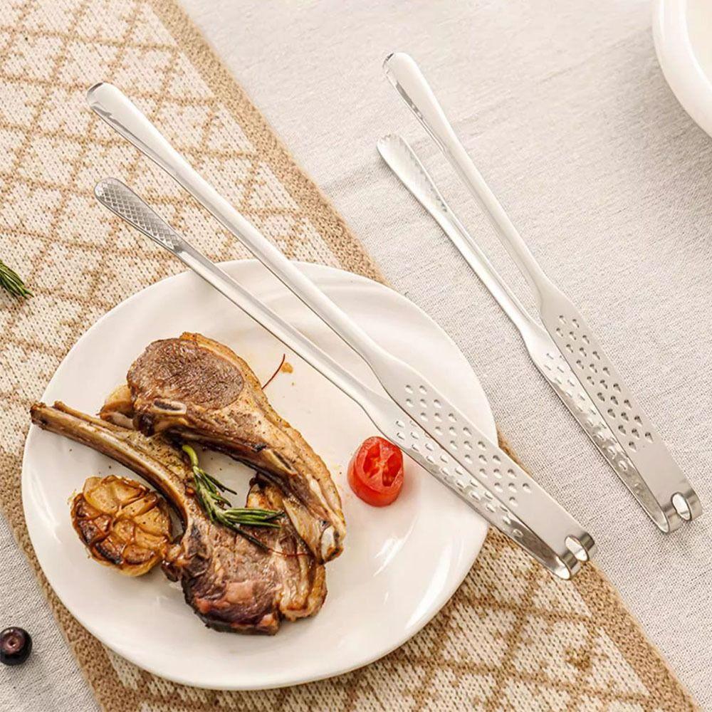 Non-Stick Barbecue Clip Stainless Steel Grill Tongs BBQ Clip  Cooking Tools for Grilling Bakery