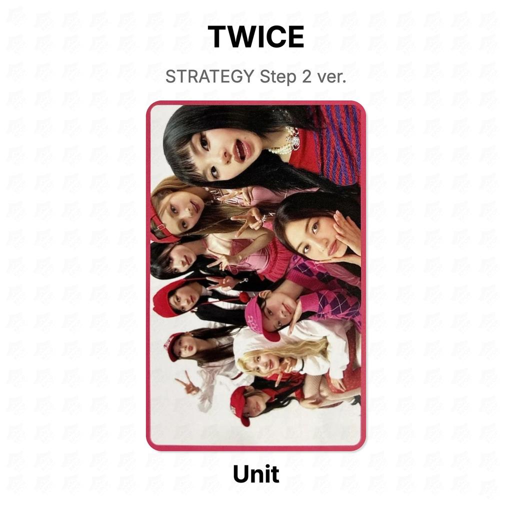 Twice STRATEGY Step 2 Ver. Official Photocard