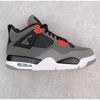 Men Women Basketball Shoes Mid-Top Sneakers With Air Cushion Support Red Blue Split Color Black Cement Paris Style