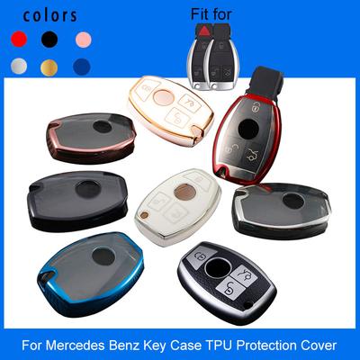 New Soft TPU Car Remote Key Case Cover Holder Shell Fob For Mercedes Benz A B R G Class GLK GLA GLC GLR W204 W210 W176 W202 W463