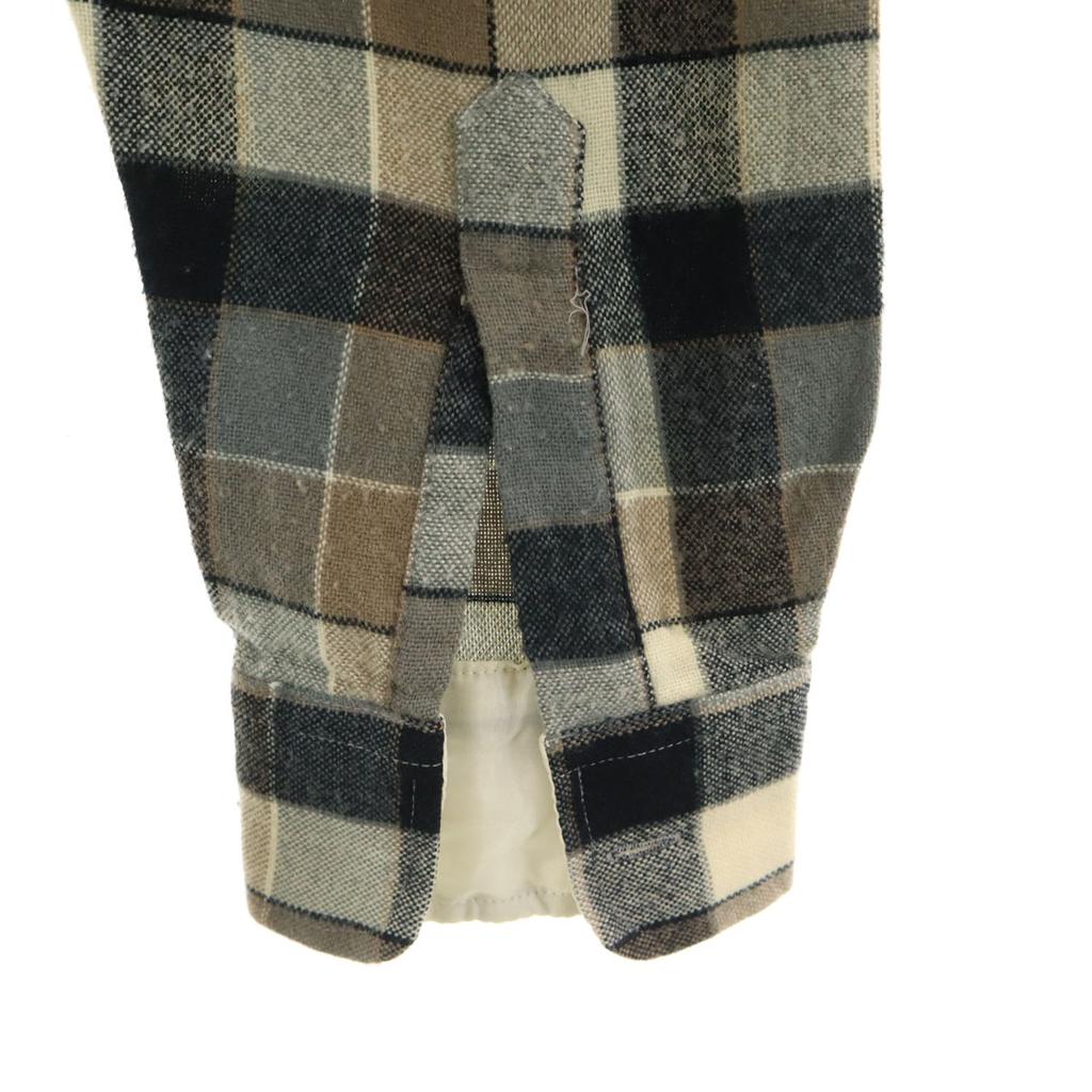 COUNTRY Squire byBlock 80er Jahre Vintage Karos Langarmhemd Grau Herren Gebraucht