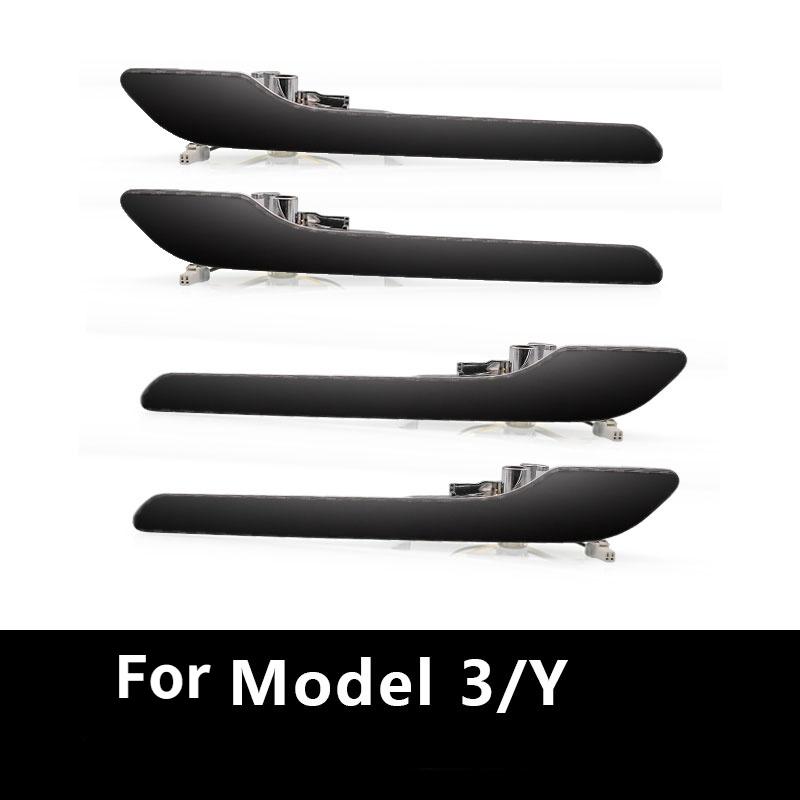 For Tesla Model 3 Model Y 2024 Accessories Smart Sensor Electric Car Door Handle with Welcome Light Automatically Open Handles