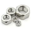 304 Stainless Steel 1/2/5/10/20/25/50 pcs M1 M1.2 M1.4 M1.6 M2 M2.5 M3 M3.5 M4 M5 M6 M8 M10-M36  Hex Hexagon Nuts DIN934 Metric