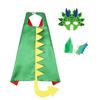Dinosaur Costume Tail and Face Piece Set Lightweight for Theatrical Play, Kids