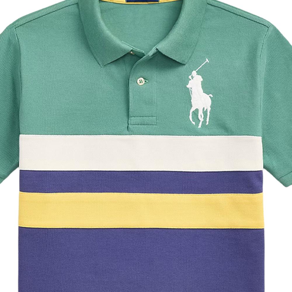 Polo Ralph Lauren Color Block Cotton Pique Polo Shirt Kids Tops Multicolor CWPOKNIY8021456-999