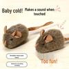 Smart Sensing Chirping Mouse Cat Toy: Light-Activated, Plush Simulation for Self-Play & Boredom Relief