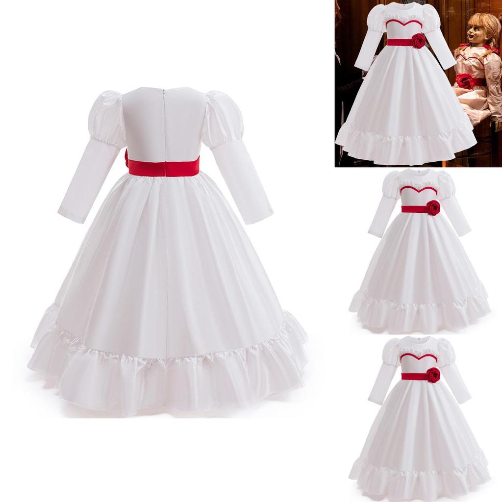 The Conjuring 4 Annabelle Dětské princeznovské šaty Pro Halloween Cosplay A Párty