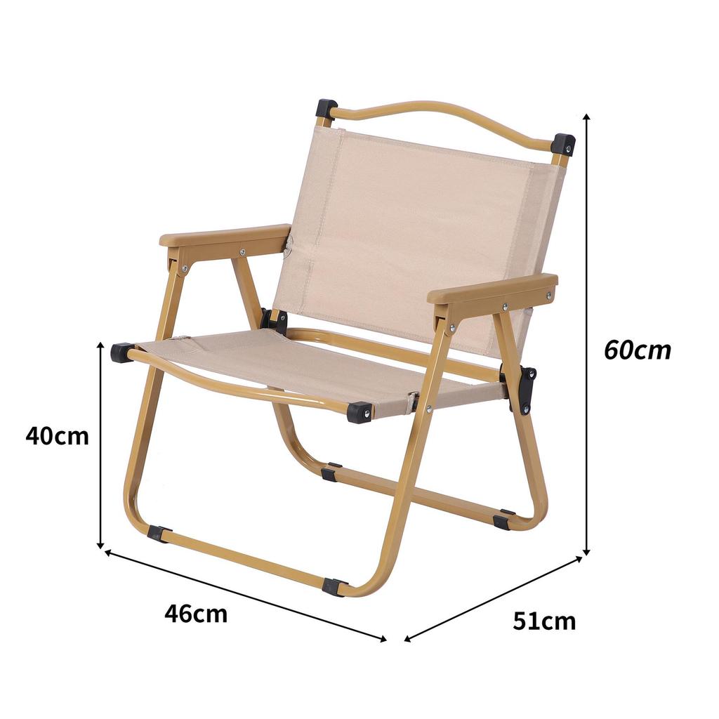 Portable Folding Aluminum Camping Chair and Stool for Outdoors
