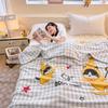A-Class Plush Penguin Velvet Blanket - Double-Sided, Thickened, Imitation Cashmere Throw for Dorms and Shawls