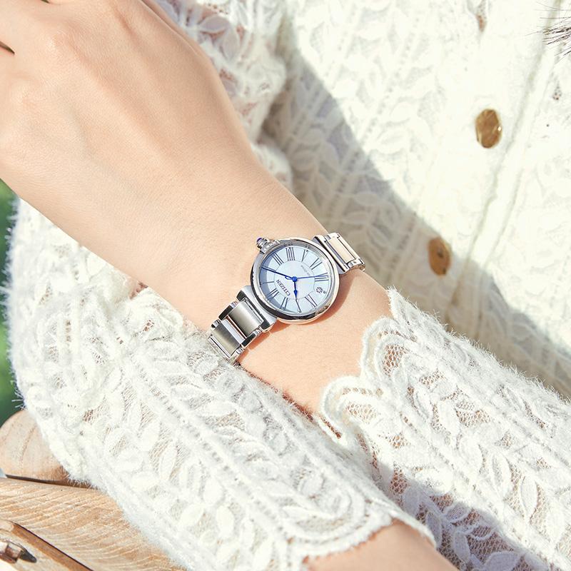 CITIZEN Ecology Drive Collection Little Bellflower Collection Light Powered Quartz Movement Stainless Steel Strap EM1060-87N