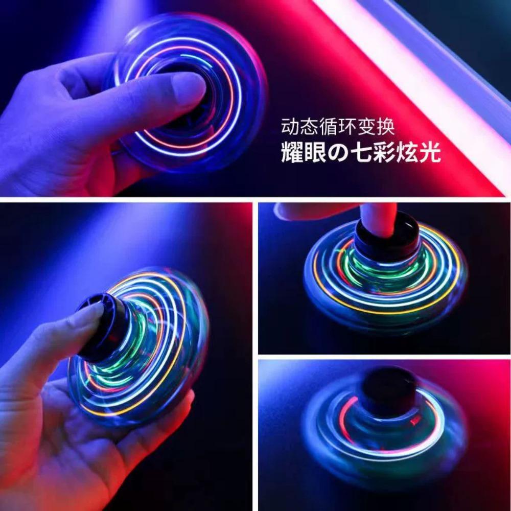 NEW LED Flying UFO Spinner Fingertip, Upgrade Flight Helicopter Gyro Flyorb Hover Ball, Mini Drone Aircraft Toy, Christmas Gift