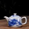 Handmade Four-sided Ceramic Kung Fu Teapot