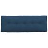 Back Cushion Blue 140 x 19 x 50 cm Fabric