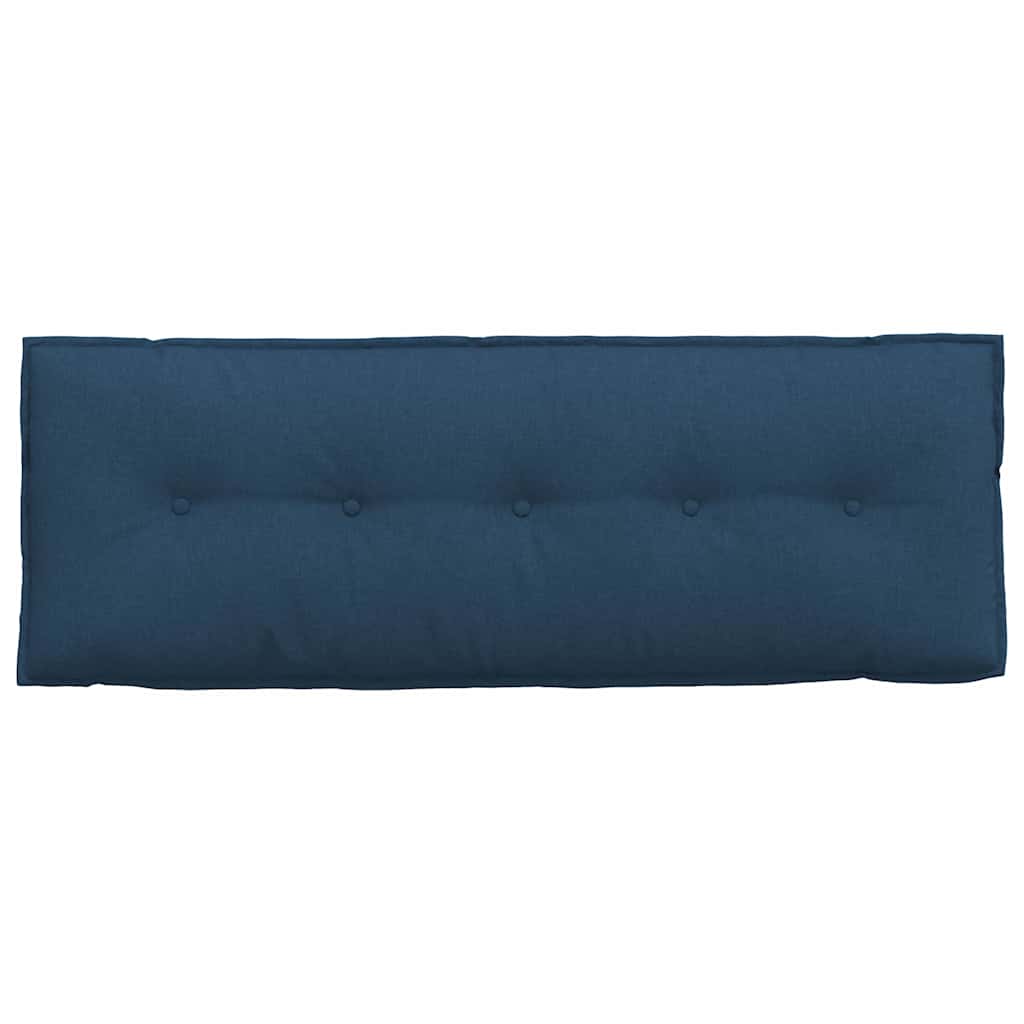 Back Cushion Blue 140 x 19 x 50 cm Fabric