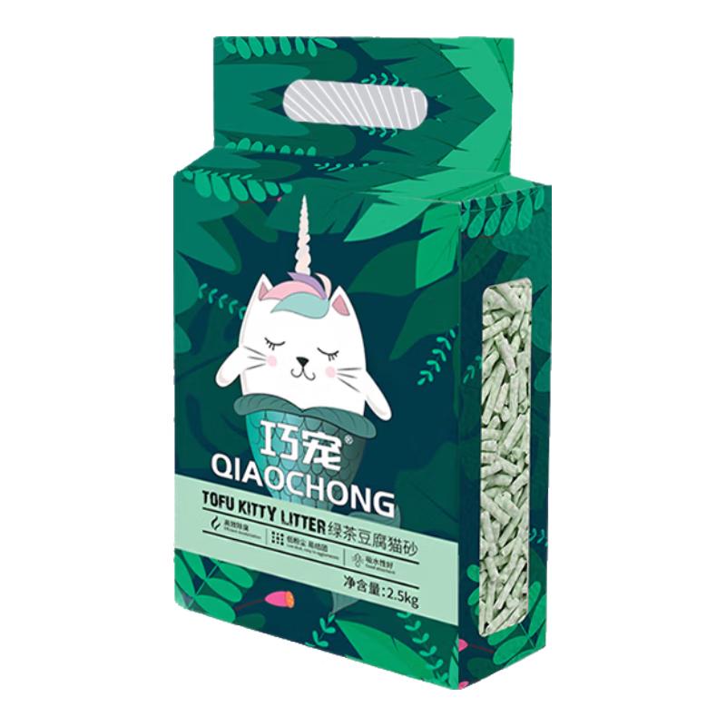 

Комкующийся и дезодорирующий кошачий наполнитель Qiao Chong
