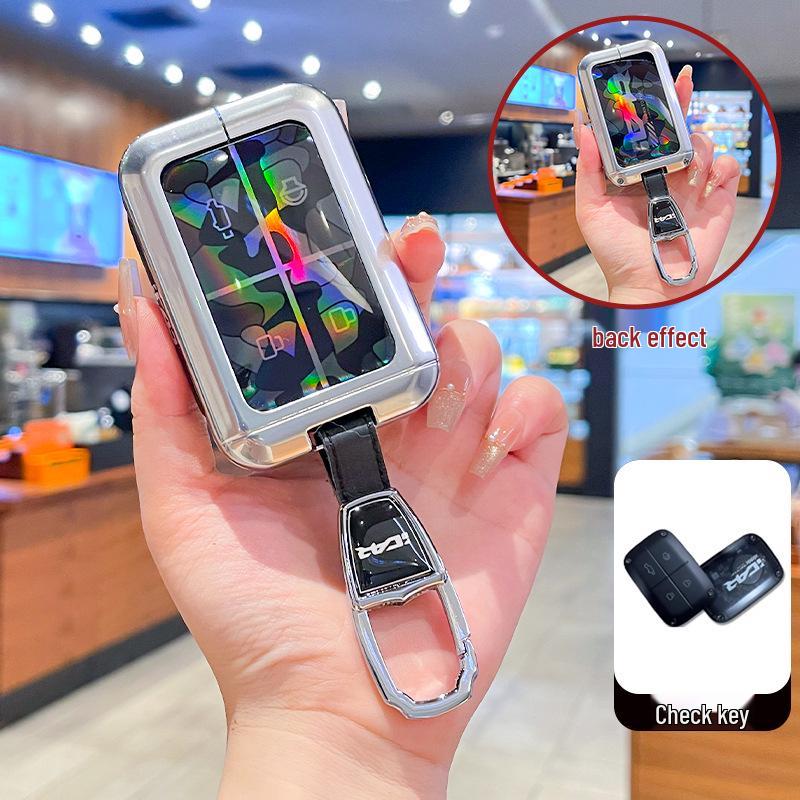 2025 Chery iCAR V23 Smart Bluetooth Key Case with Full Metal Shell and Buckle