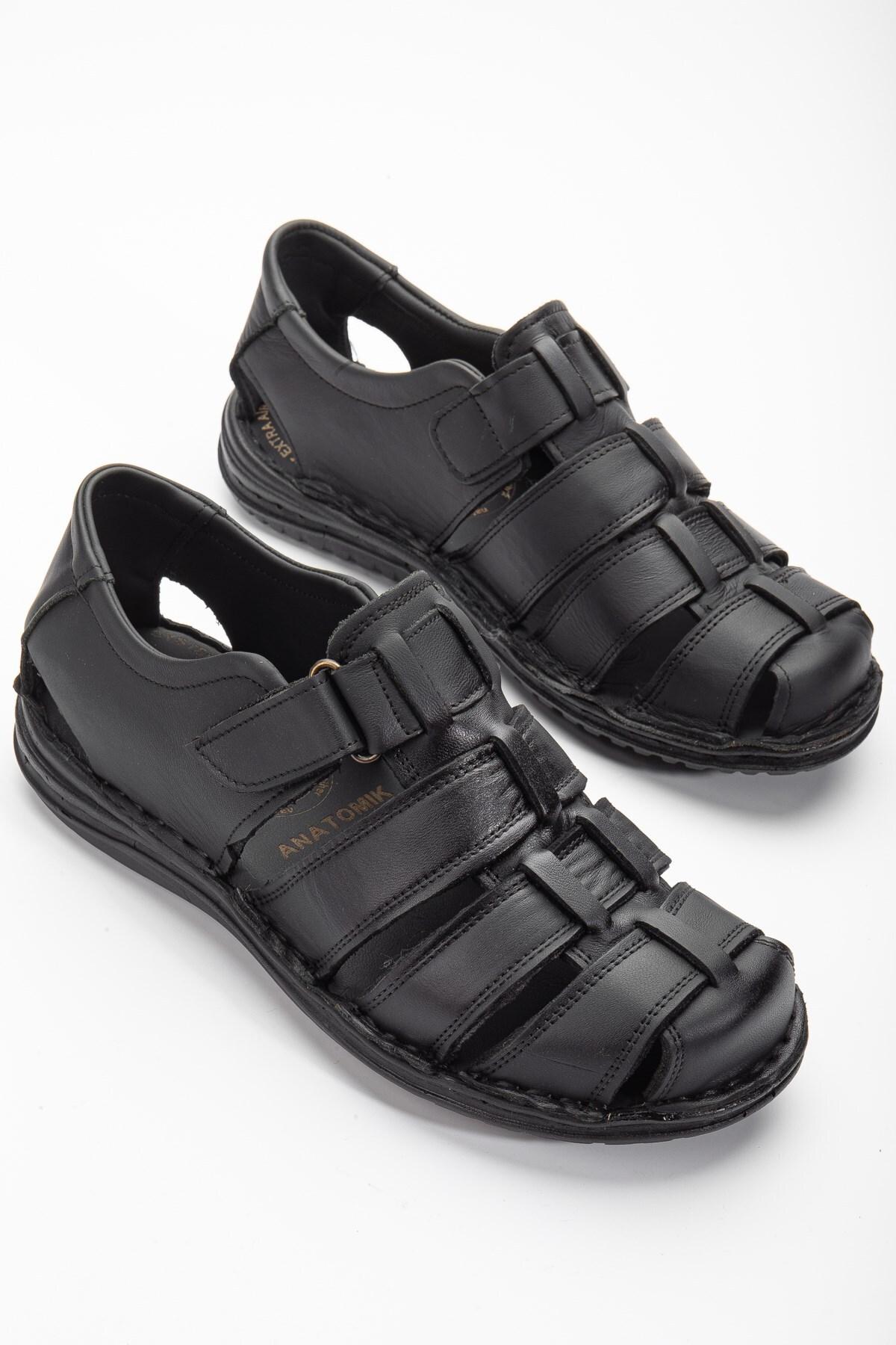 

Wlrsan71 Летние мужские ортопедические сандалии из натуральной кожи внутри и снаружи 40