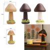 Beech Wood Twisted Mushroom Nightlight Touch Switch Decorative Atmosphere Light  Bedroom