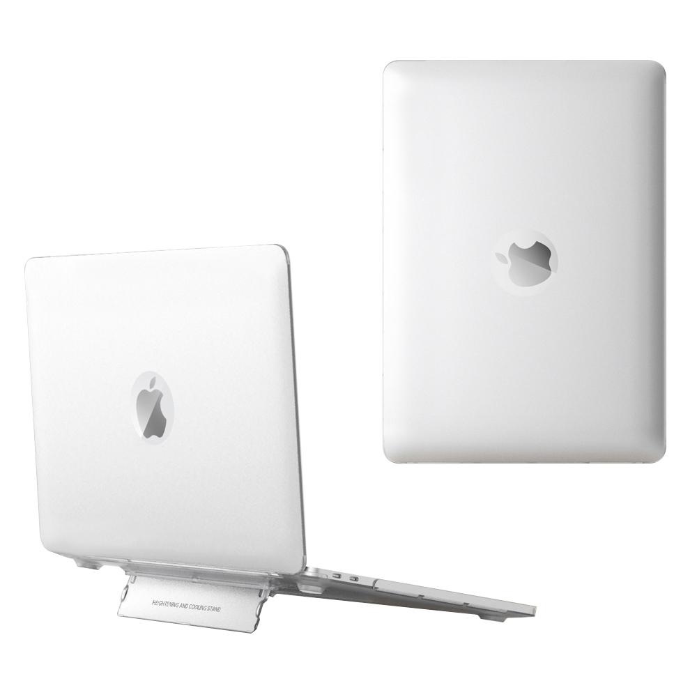 Matte Hard PC Case for Macbook Air 15 Inch (2025)/(2024) A3114 M3/(2023) M2 A2941 Lightweight Shockproof Laptop Cover with Kickstand