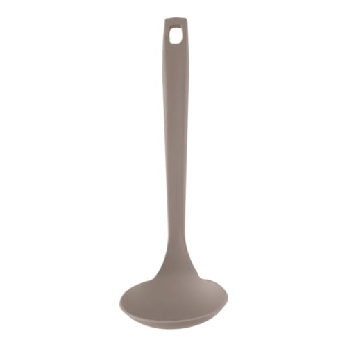 Kai Corporation Mini Ladle, All Nylon, Made in Japan, Dishwasher Safe, Scratch Resistant, Easy to Clean, Beige Gray, Nua Tone, DE6332