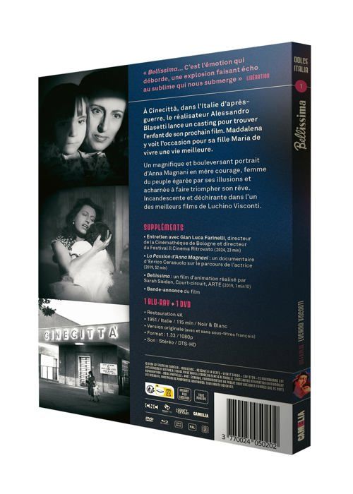 Dvd film Les films du camelia Bellissima Combo Blu-ray DVD