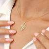 14K Gold Plated Pendant Necklace Ancient Egypt Egyptian Ankh Eternal Life Cross Eye Horus Key Life Amulet Talisman Protect Health Jewelry Charming