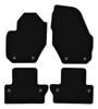 BASIC Black Velour Floor Mats For: Volvo V60 Cross Country, Station Wagon (2011-2017)