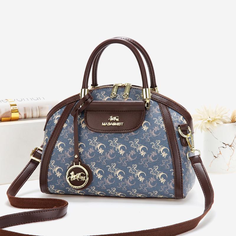 Kissenbeutel 2025 neue Damentasche Damenmode Blumentrend vielseitig große Kapazität Schulter Umhängetasche Damentasche