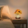 Sunflower Flower Touch Lamp 3-Colour Cordless Touch Table Lamp Birthday Gifts for Women Mom Grandma Sister