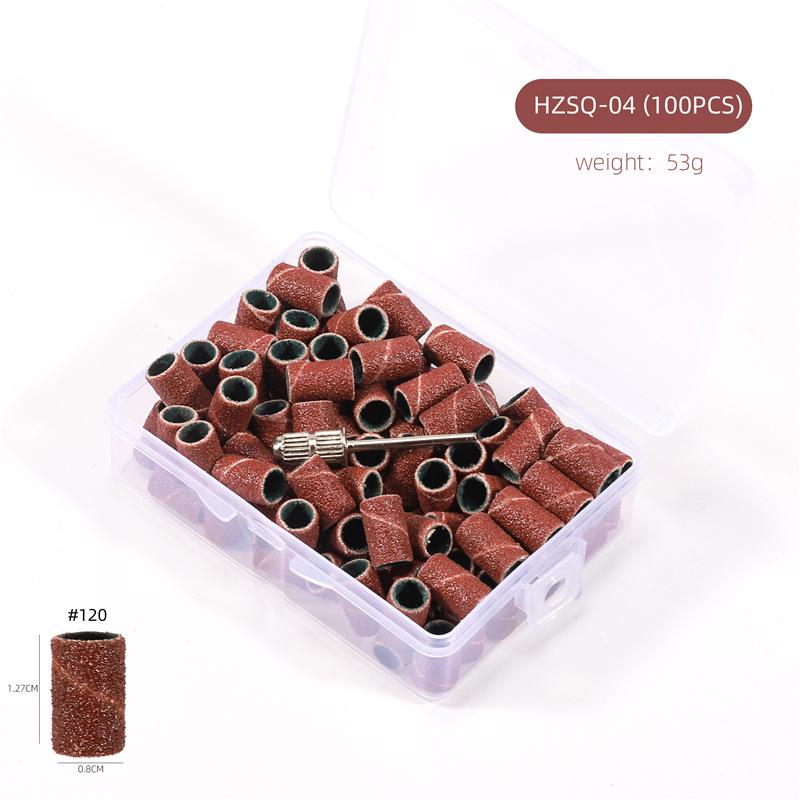 Exclusive Nail Sanding Bands With Bearings - White, Black, Brown