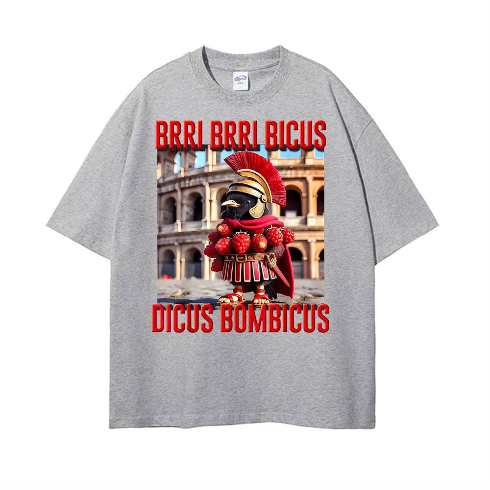 Christmas Kid Brainrot Ltalian Bri Bicus Dicus Bombicus Tshirts Men Women Fashion Retro T Shirt Short Sleeve Oversized T Shirts